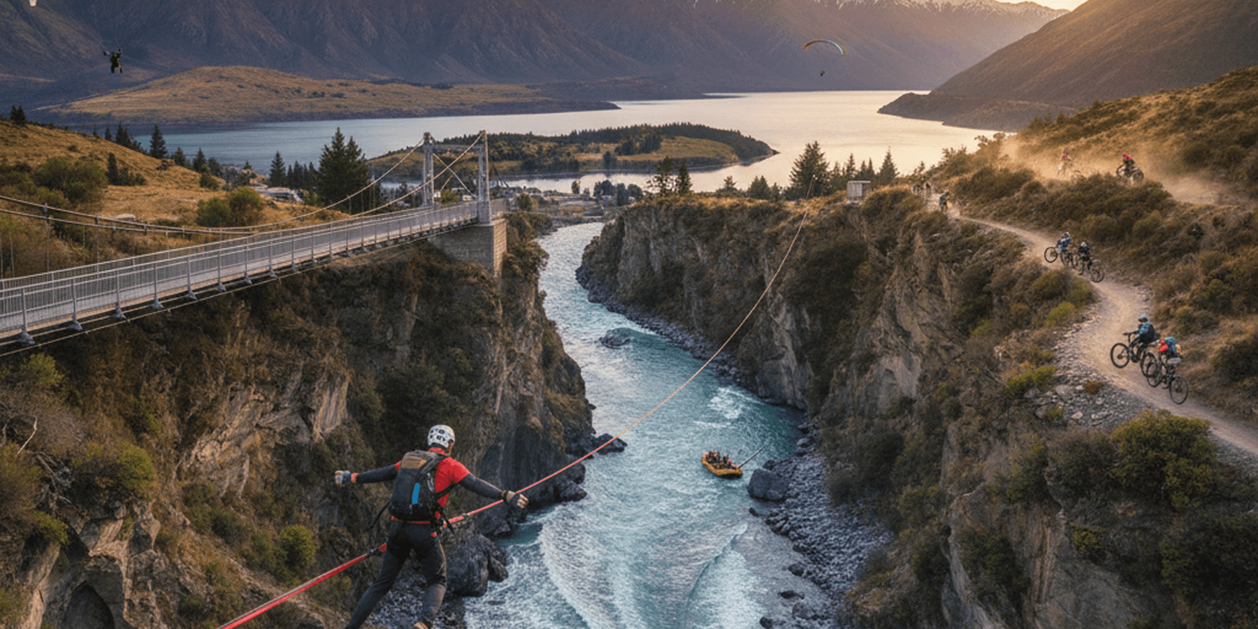 Featured extreme sport activity
